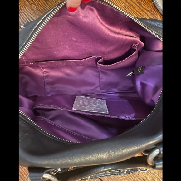 Coach Black Leather Madison Sabrina Conver… - Picture 8 of 9